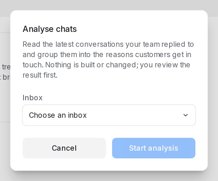 Dialog Analyse chats
