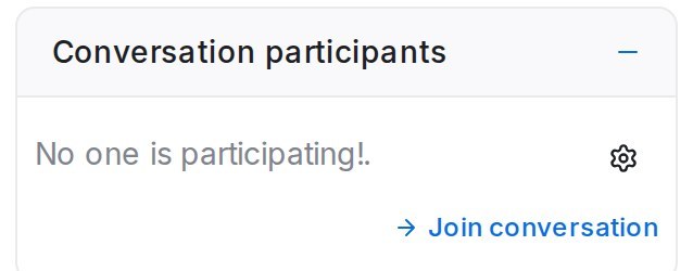Conversation participants