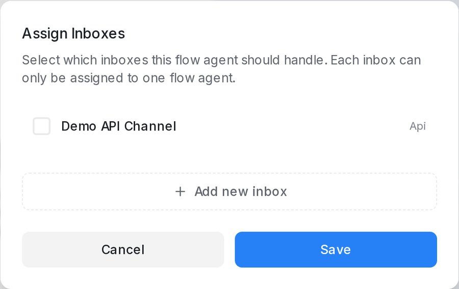 The Assign Inboxes dialog