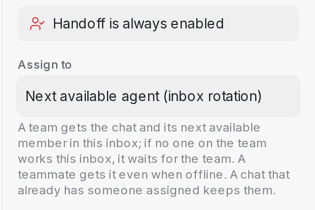 The Assign to field on an End step