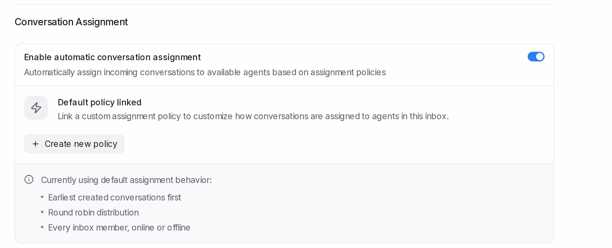 Kad Conversation Assignment pada tab Collaborators peti masuk